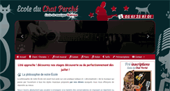 Desktop Screenshot of ecoleduchatperche.fr