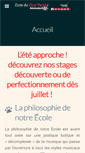 Mobile Screenshot of ecoleduchatperche.fr